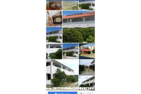 Apartmány Sindi 1,2           APART ostrov Rab Chorvatsko
