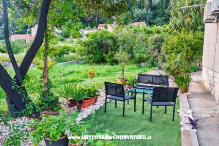 Garden view apart.150m from beach Slano Chorvatsko