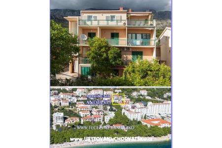 Apartmány Šimun Tučepi Chorvatsko