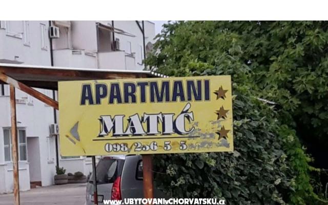 Apartmány Matic – Ubytování Sv. Filip i Jakov Chorvatsko