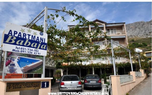 Apartmány Babaja – Ubytování Omiš Chorvatsko