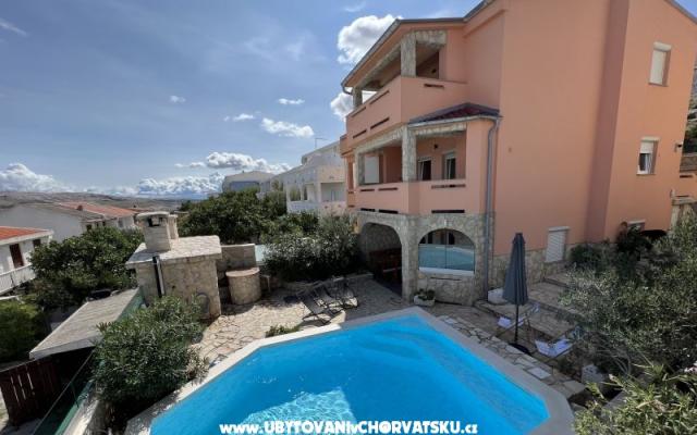 Ana apartments &amp; pool – Ubytování ostrov Pag Chorvatsko