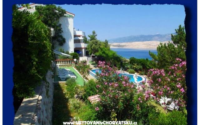 Apartmány K – Ubytování ostrov Pag Chorvatsko