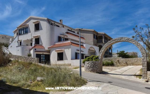 Apartmány Lucija – Ubytování ostrov Pag Chorvatsko