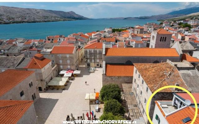 Apartmán Valentino  – Ubytování ostrov Pag Chorvatsko