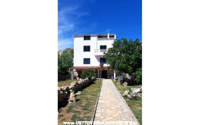 Vila Miluna – Ubytování ostrov Pag Chorvatsko