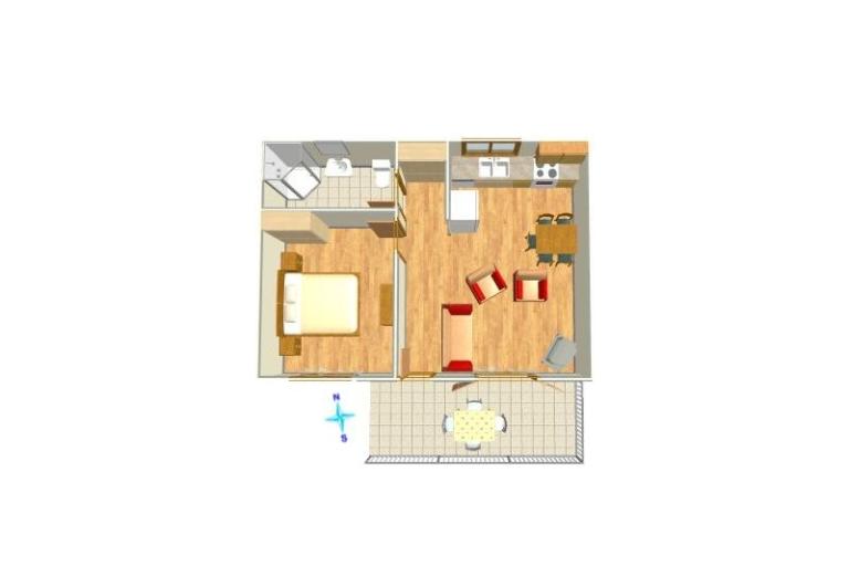 Apartmán A4 Igrane – foto 12