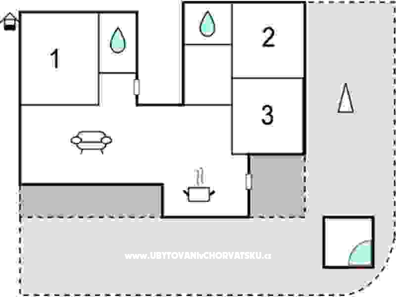 Lux AP6+2 jacuzzi – Ferienwohnung Makarska, Kroatien – Foto 9