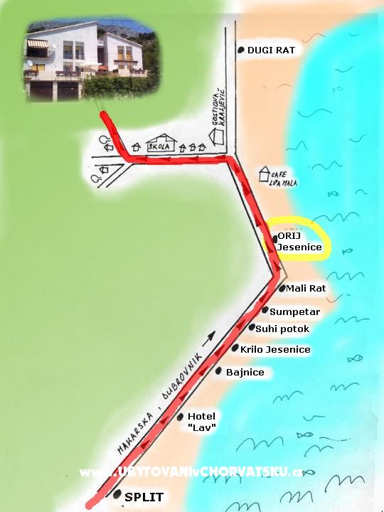 Apartmány Dalmacija – ubytování Omiš, Chorvatsko – foto 8