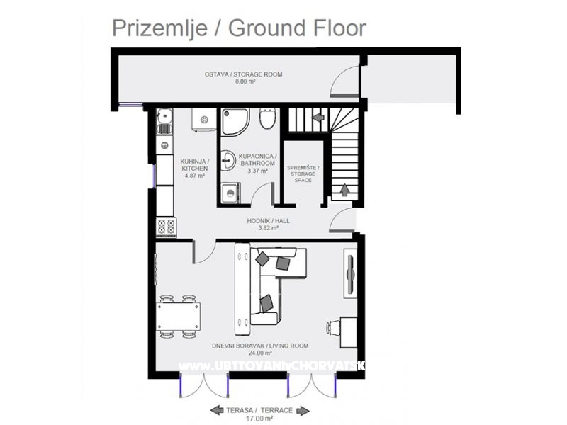 Vila Bistra – Ferienwohnung Omis, Kroatien – Foto 17