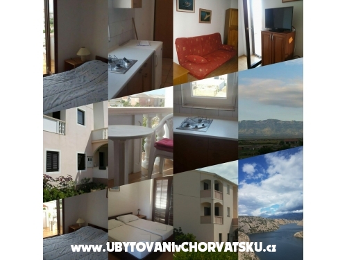 Appartements Lili - ostrov Pag Croatie