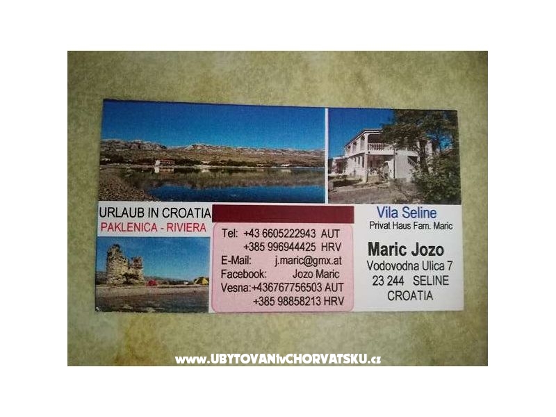 Vila Seline – ubytování Starigrad Paklenica, Chorvatsko – foto 18