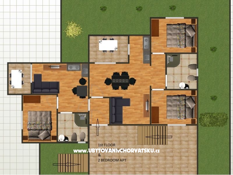 Villa Evelin – Ferienwohnung Pakostane, Kroatien – Foto 4