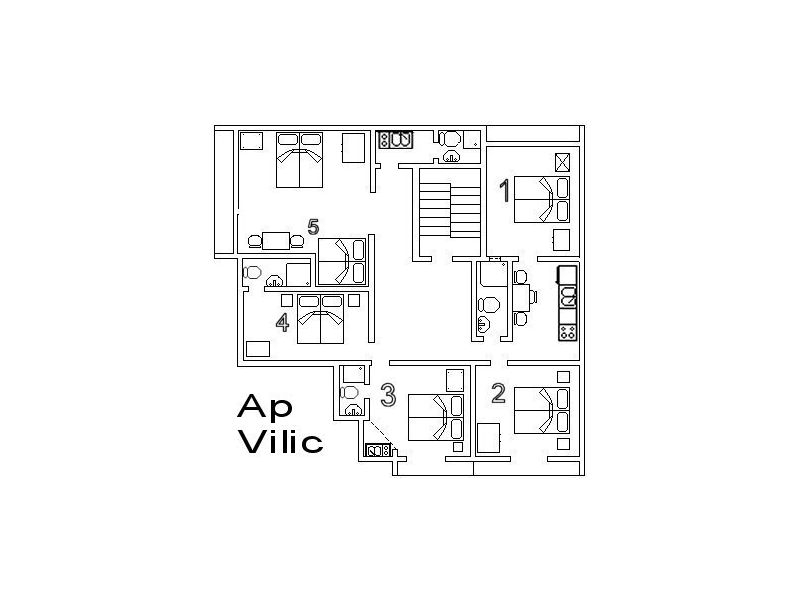 Apartment Vilic – Ferienwohnung Podstrana, Kroatien – Foto 2