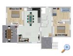 Appartements Zorka Primoten - Primoten Croatie