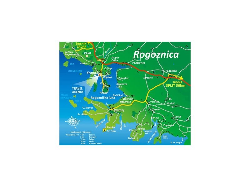 Apartment Nincevic, Kanica – Ferienwohnung Rogoznica, Kroatien – Foto 11