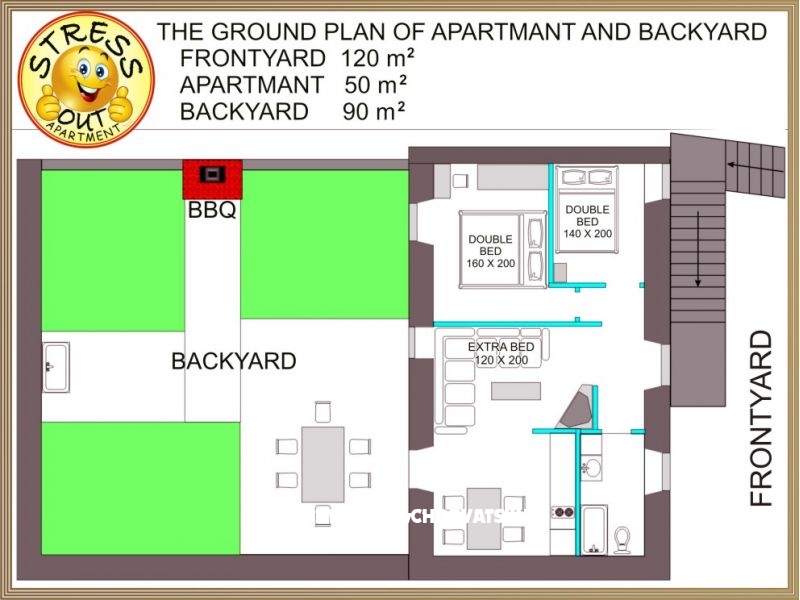 Stress Out Apartment – Ferienwohnung Split, Kroatien – Foto 18