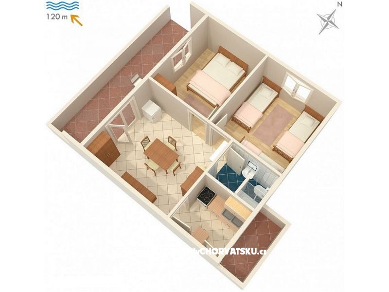 Apartment Aranka – Ferienwohnung Trogir, Kroatien – Foto 2