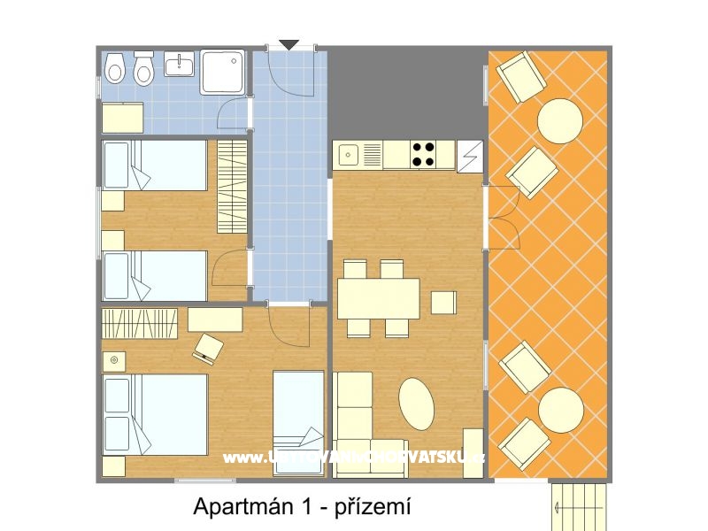 Villa Bohemia Slatine – Ferienwohnung Trogir, Kroatien – Foto 17