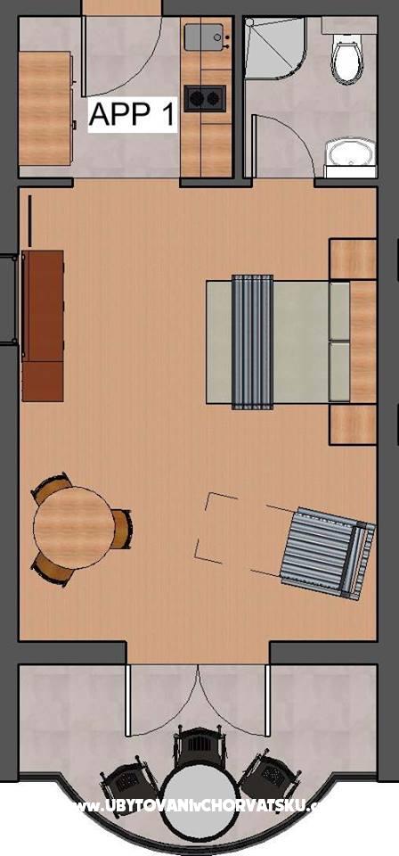 Appartements Amarilis – Ferienwohnung Tucepi, Kroatien – Foto 1