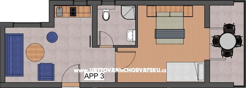 Appartements Amarilis – Ferienwohnung Tucepi, Kroatien – Foto 3