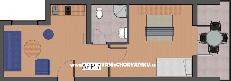 Appartements Amarilis – Ferienwohnung Tucepi, Kroatien – Foto 7