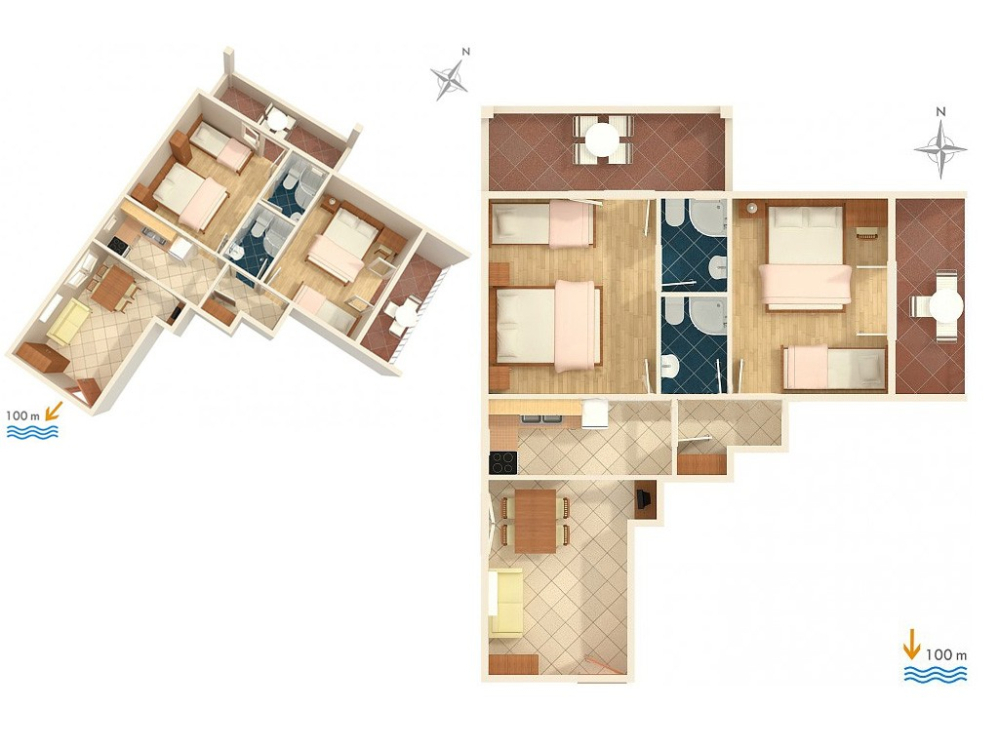 Appartements Viskovi - Tuepi Croatie