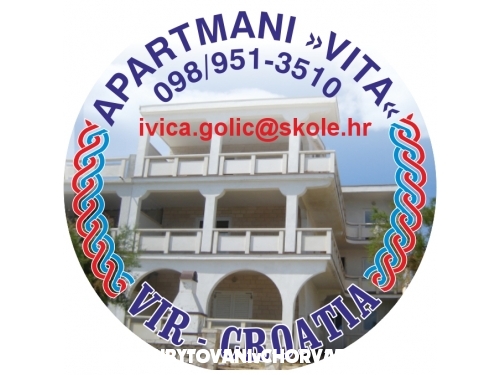 Appartements Mirko - ostrov Vir Croatie