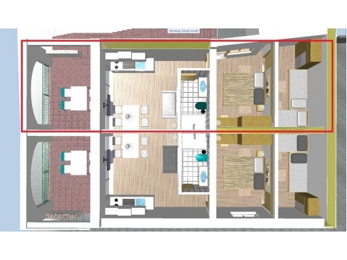 Appartements Babi A4 - Zaostrog Croatie