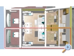 Appartements Babi A4 - Zaostrog Kroatien